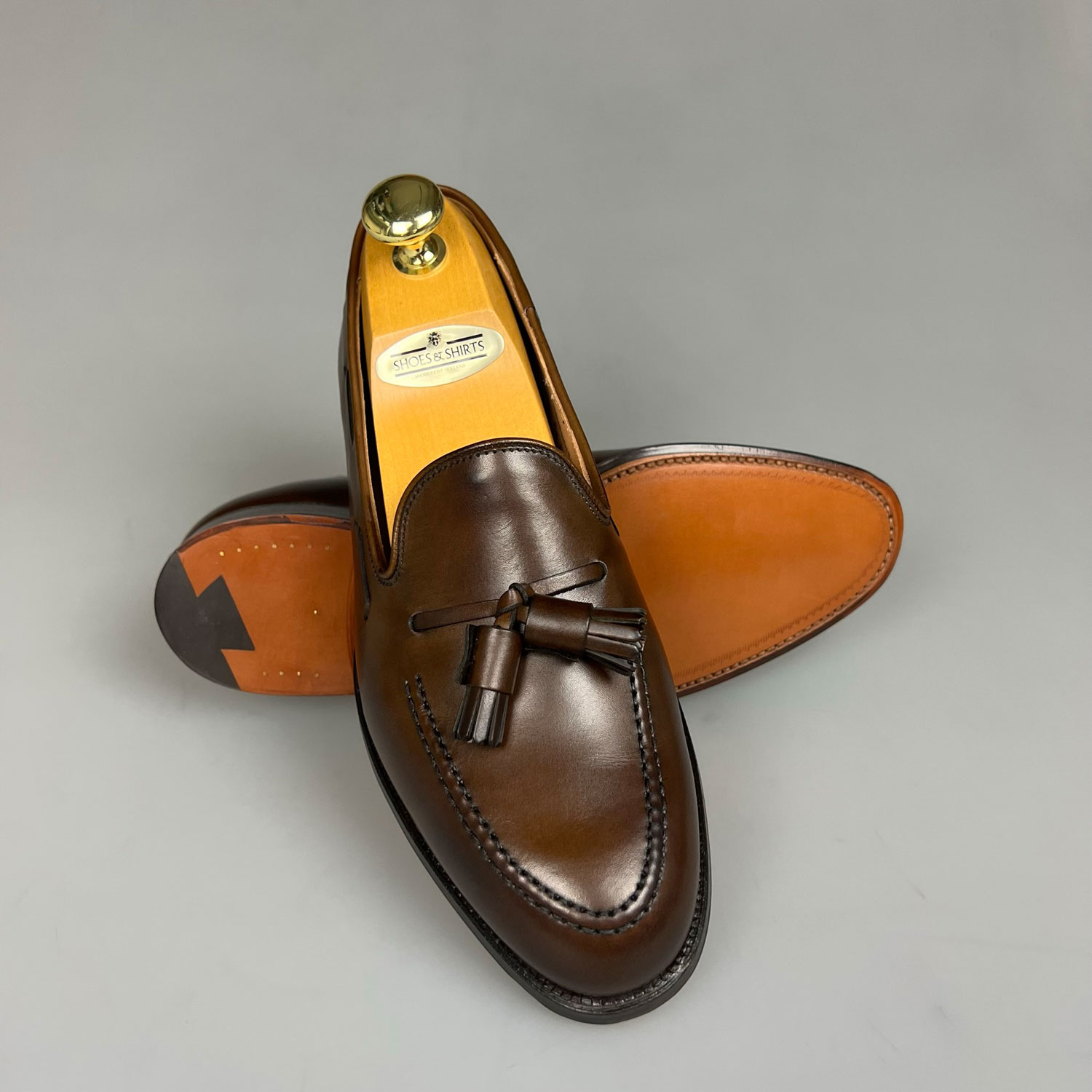 Shoes Moccasins Brunella Moccasins light orange animal pattern elegant 