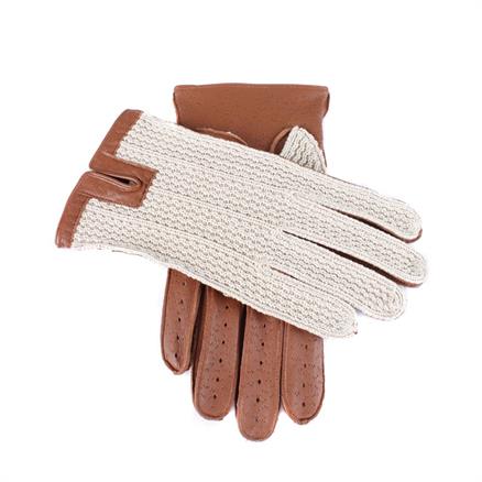 Dents Driving glove cotton/leather