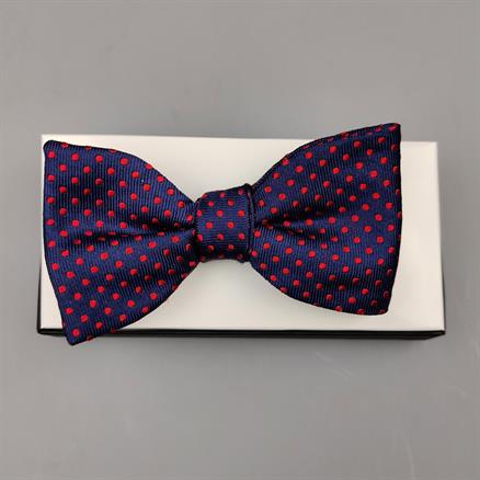 Shoes & Shirts Bow-tie red polkadot