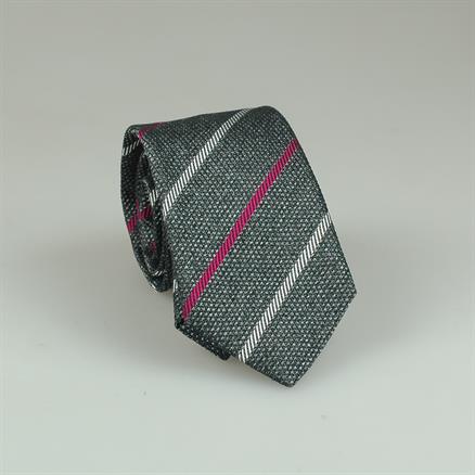 Shoes & Shirts Tie silk/cotton stripe